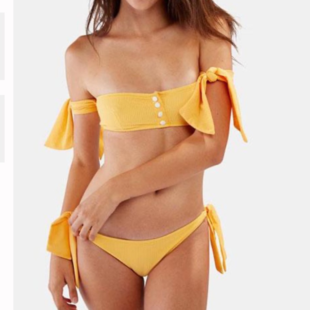 NWT Solid & Striped Mackenzie Bikini, S